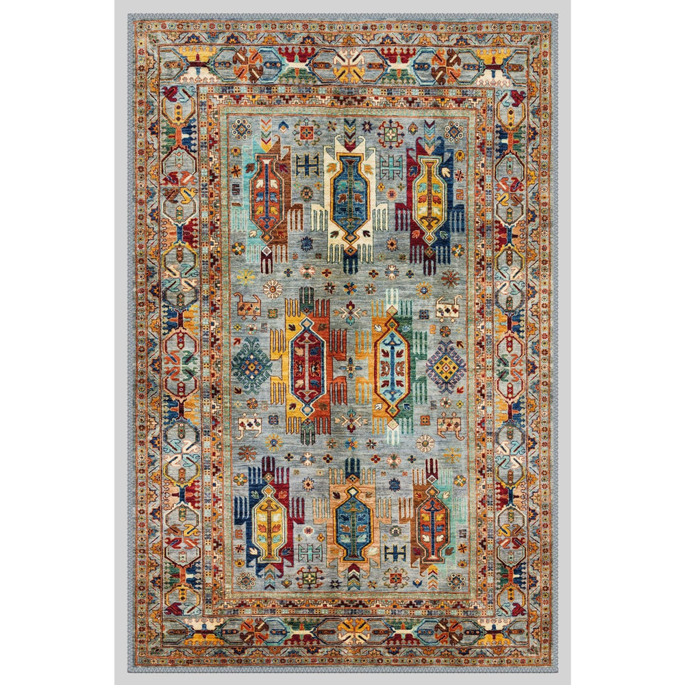 Colorful Turkish Kilim Rug