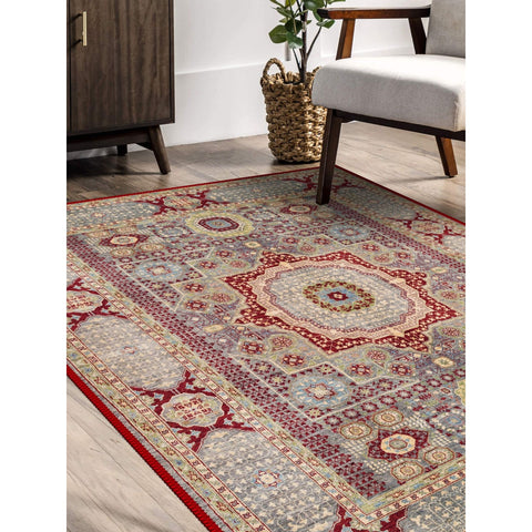 Retro Geometric Turkish Rug