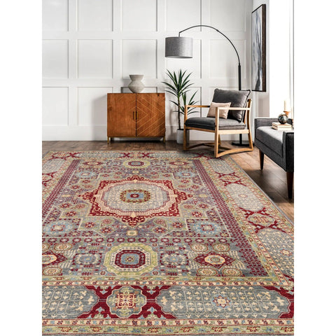 Retro Geometric Turkish Rug