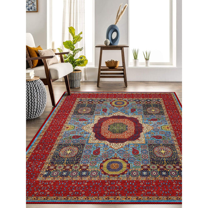 Ethnic Geometric Turkish Kilim Carpet