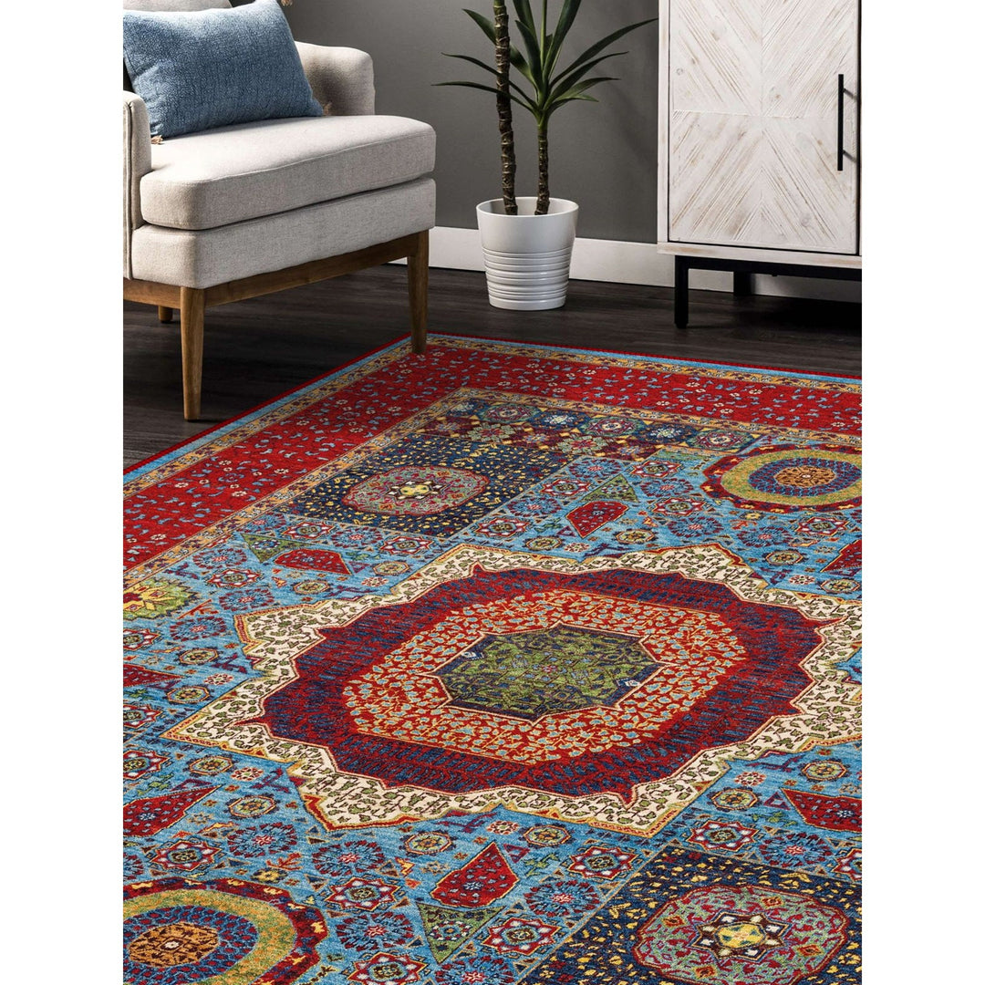 Ethnic Geometric Turkish Kilim Carpet