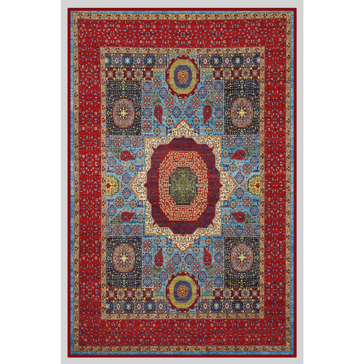 Ethnic Geometric Turkish Kilim Carpet