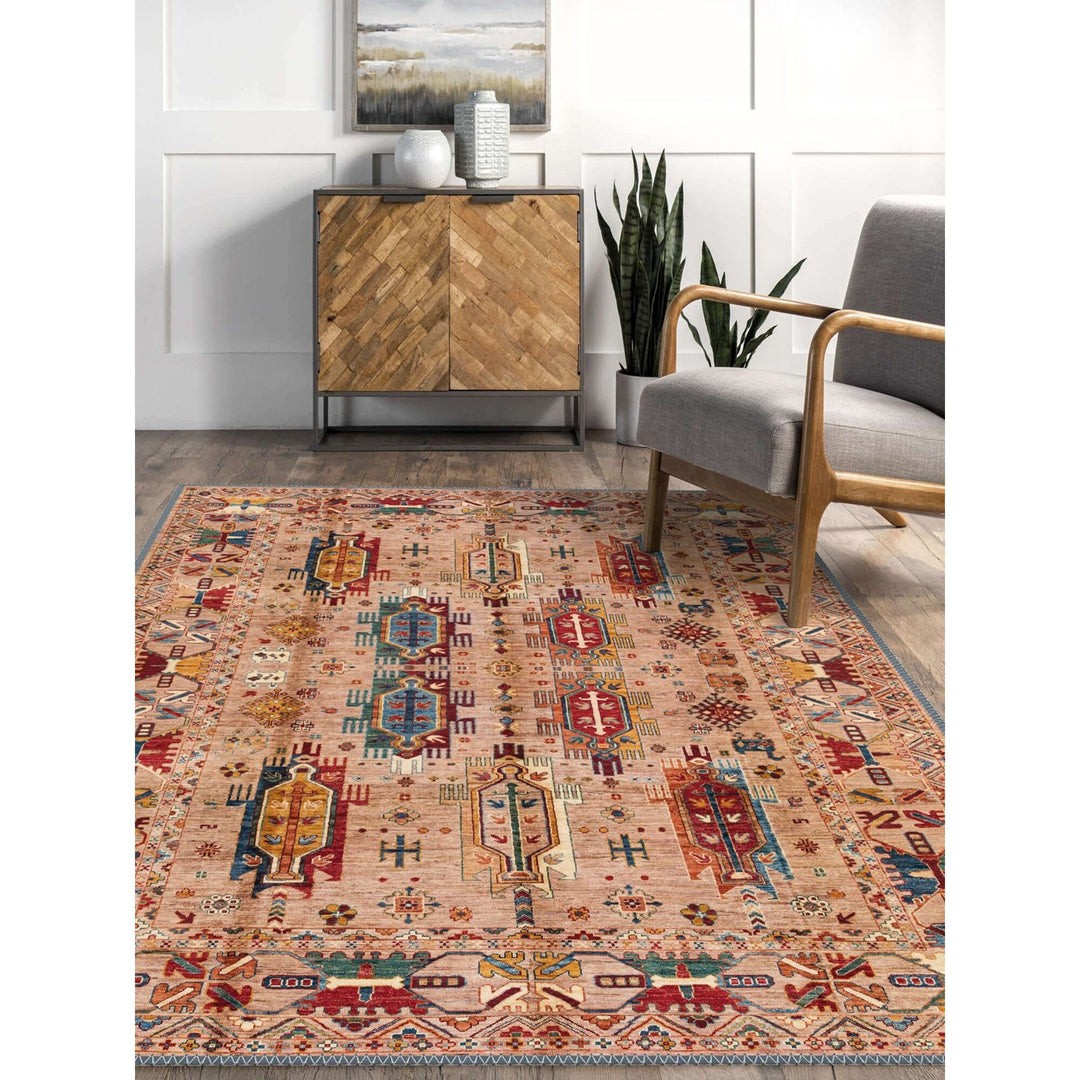 Turkish Kilim Design Vintage Looking Rug