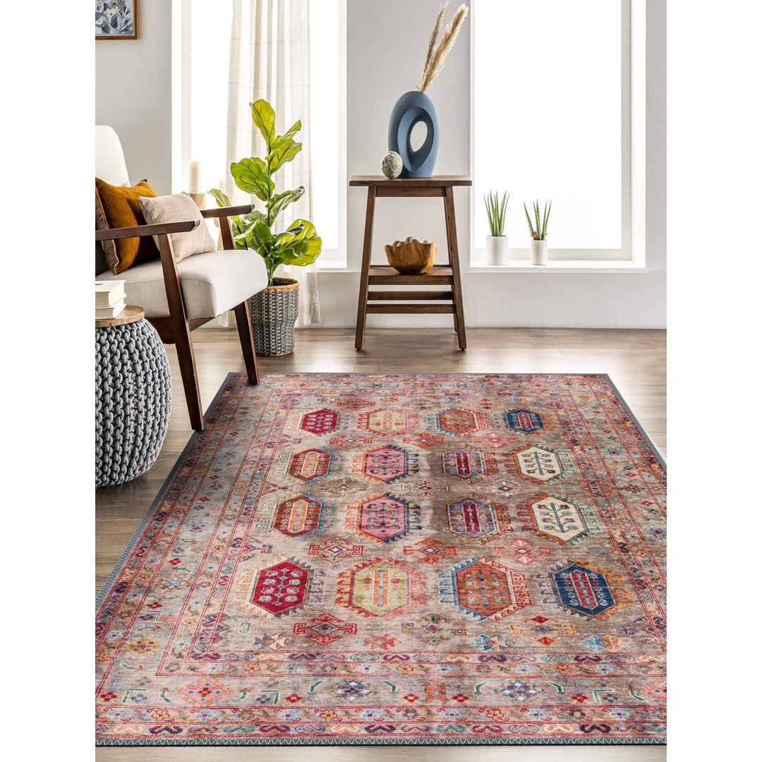 Turkish Kilim Rug with Traditional Oriental Design