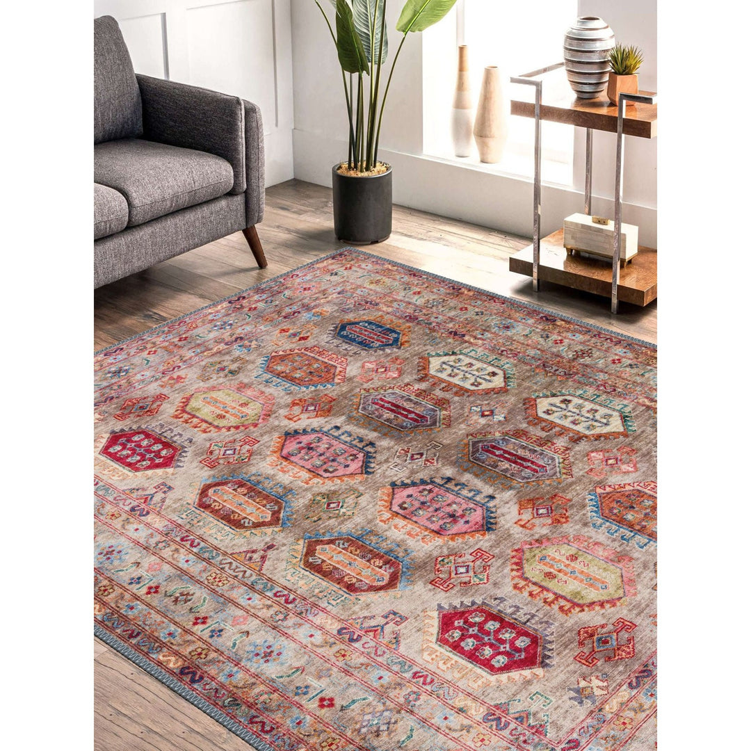 Turkish Kilim Rug with Traditional Oriental Design