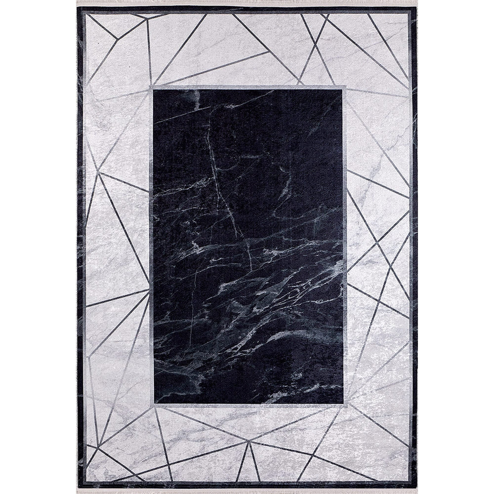 Marble Pattern Rug|Machine-Washable Rug|Abstract Non-Slip Carpet|Marble Washable Carpet|Decorative Area Rug|Multi-Purpose Anti-Slip Rug