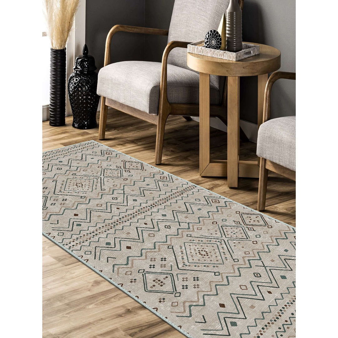 Ethnic Scandinavian Print Rug