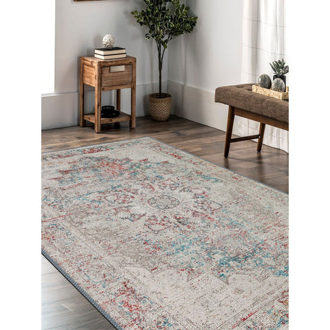 Vintage Looking Ethnic Turkish Kilim Design Carpet