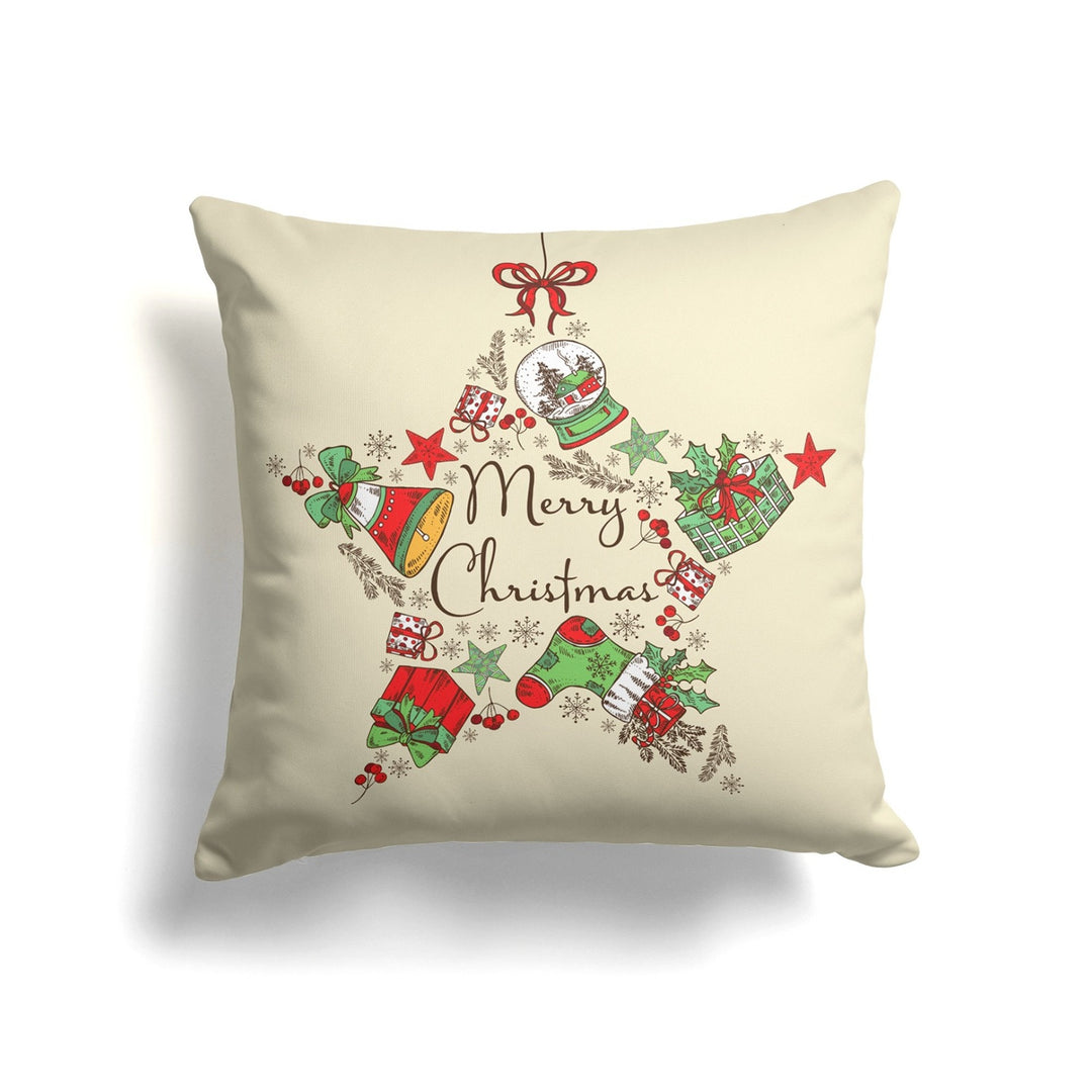 Christmas Pillow Cover|Merry Xmas Cushion Case|Xmas Home Decor|Winter Trend Pillow Case|New Year Throw Pillowtop|Christmas Cushion Cover