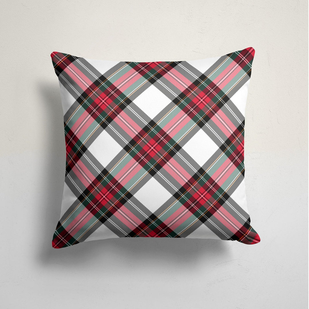 Christmas Pillow Cover|Pine Tree Snowflake Cushion Case|Plaid Xmas Home Decor|Winter Trend Pillow Case|Farmhouse Outdoor Throw Pillowtop