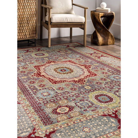 Retro Geometric Turkish Rug