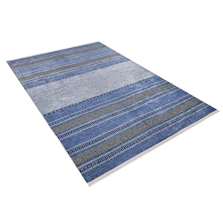 blue-and-gray-rug-geometric-ikat-detailed-enhances-any-living-room-or-front-room-akasiadesign