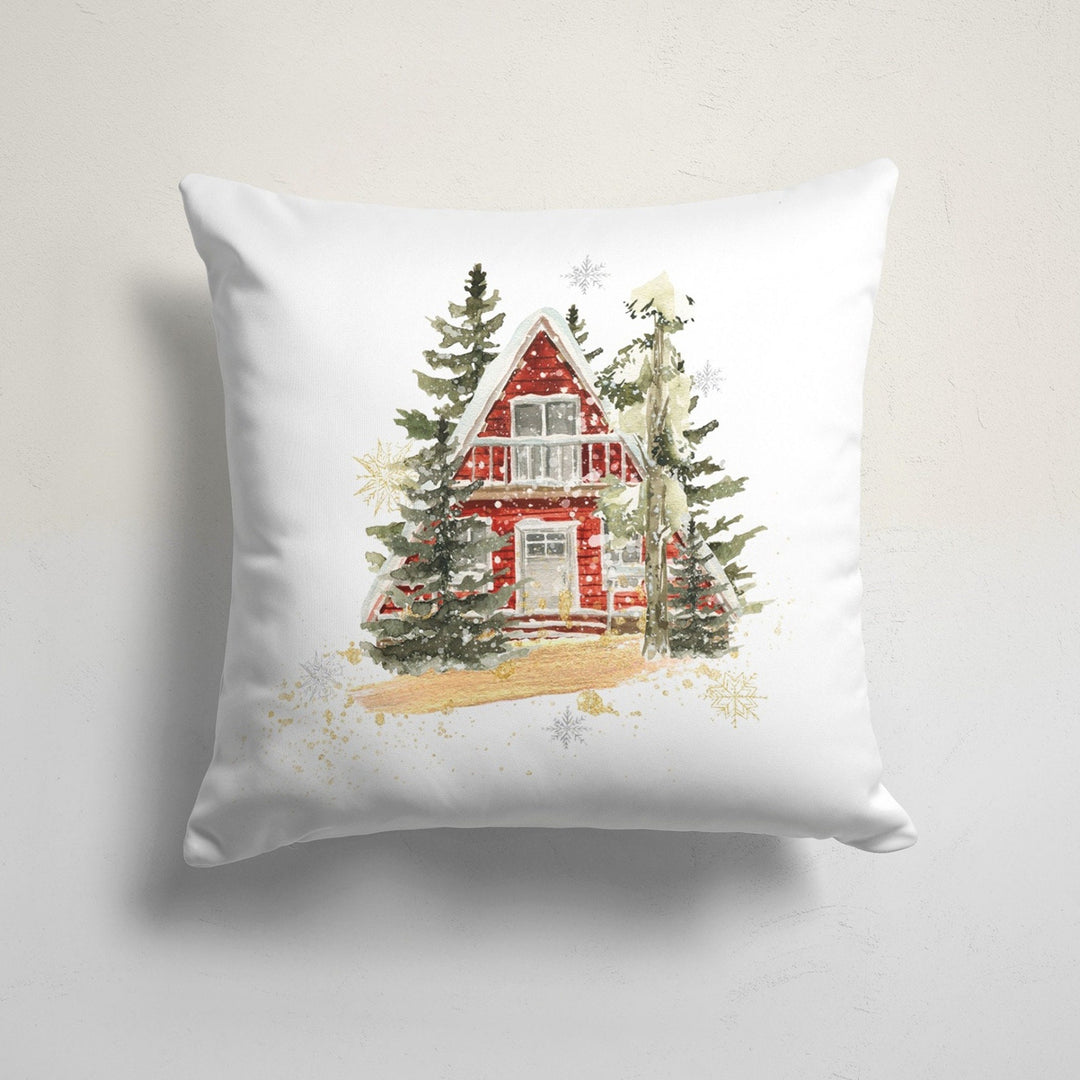 Winter Trend Pillow Cover|Snowman Cushion Case|Decorative Polar Bear Print Pillow Case|Xmas Throw Pillowtop|Pine Tree House Cushion Cover