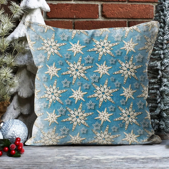 Winter Trend Pillow Cover|Snowman Cushion Case|Decorative Snowflake Print Pillow Case|Xmas Throw Pillowtop|Gift Car under Snow Cushion Cover