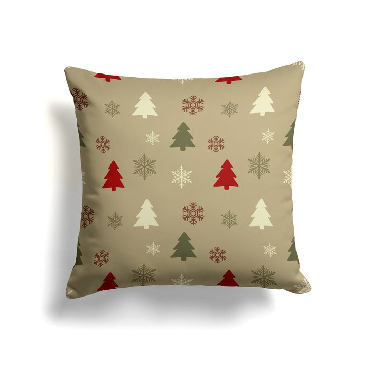 Christmas Pillow Cover|Xmas Tree Cushion Case|Xmas Home Decor|Winter Trend Pillow Case|Decorated Pine Tree Print Outdoor Throw Pillowtop