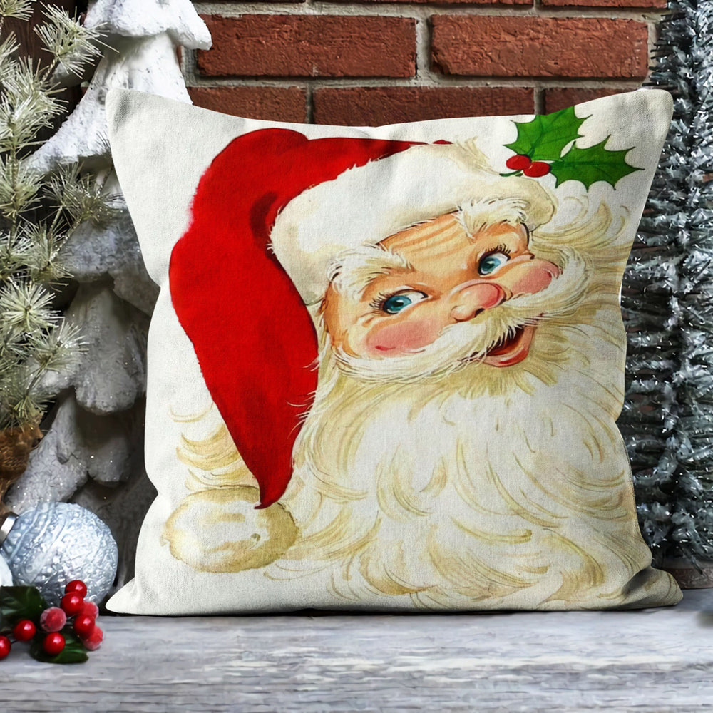 Christmas Pillow Cover|Santa Claus Cushion Case|Dear Santa I Can Explain Print Home Decor|Winter Trend Pillow|Ho Ho Ho Xmas Throw Pillowtop