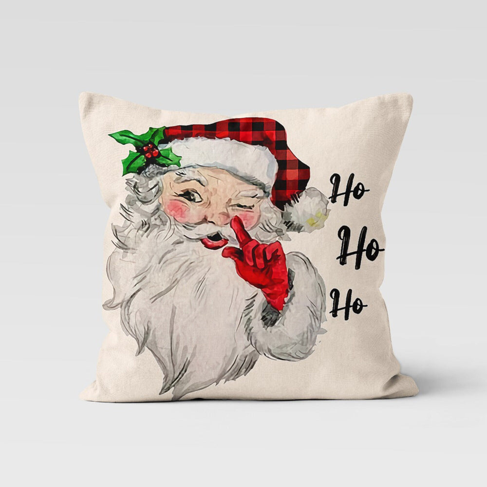 Christmas Pillow Cover|Santa Cushion Case|Merry Xmas Train|Winter Pillow Case|Xmas Throw Pillowtop|Berry Cushion Cover|Christmas Gift Idea