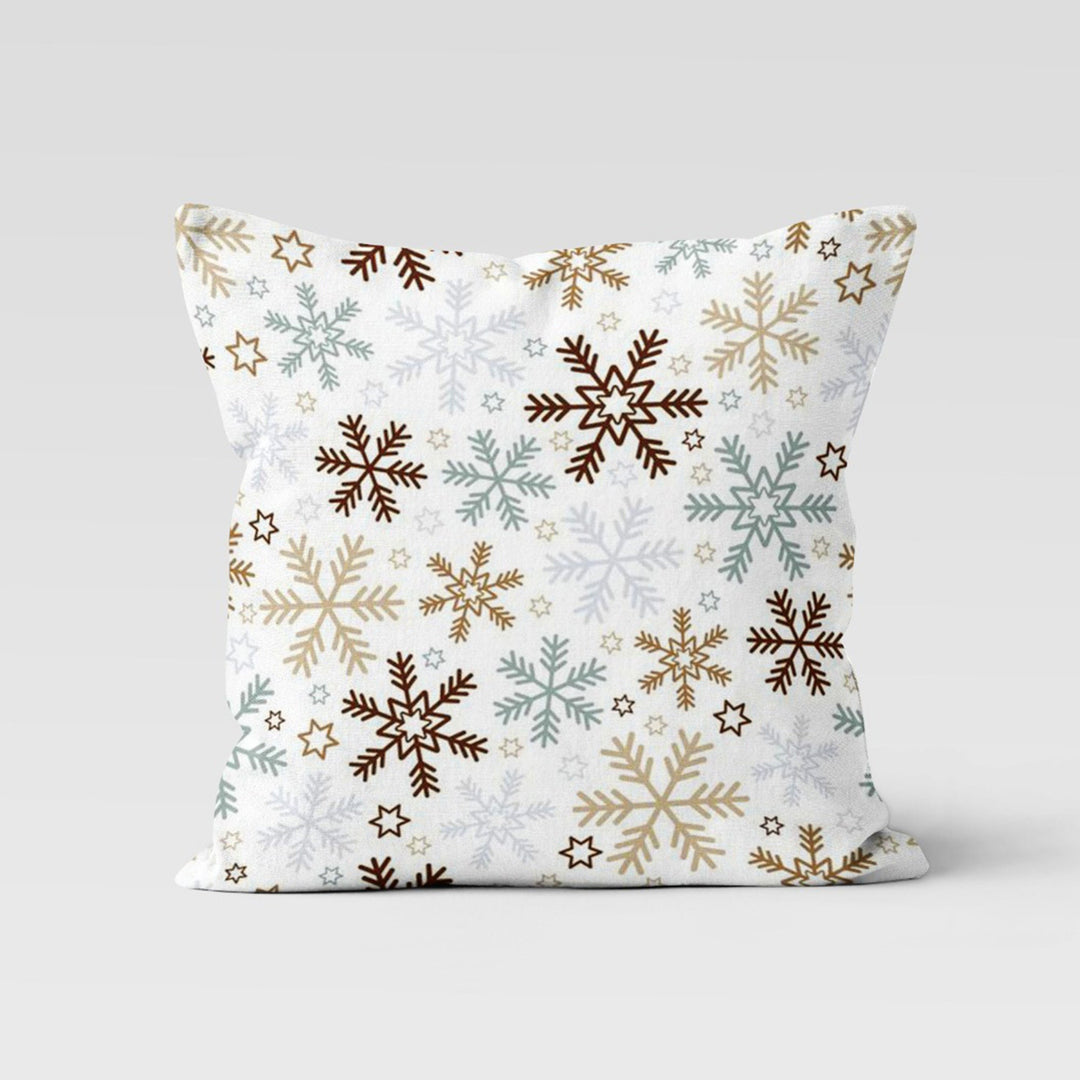 Winter Pillow Cover|Snowflake Pillow|Decorative Winter Cushion Case|Xmas Home Decor|Xmas Gift Ideas|Snowflake Cushion|Outdoor Pillowtop