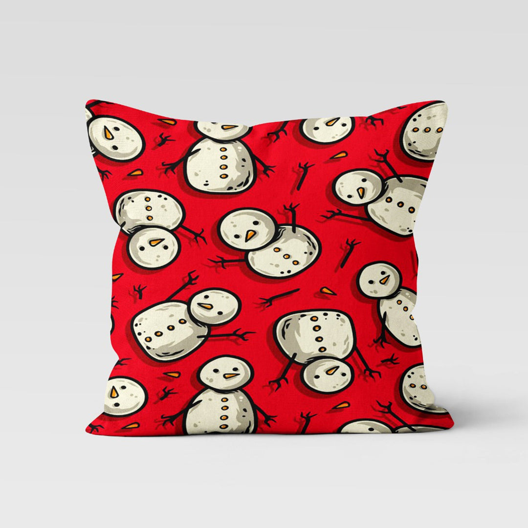 Christmas Pillow Cover|Ho Ho Cushion Case|Merry Xmas Decor|Winter Pillow Case|Xmas Throw Pillowtop|Cute Snowman Cushion Cover|New Year Gift