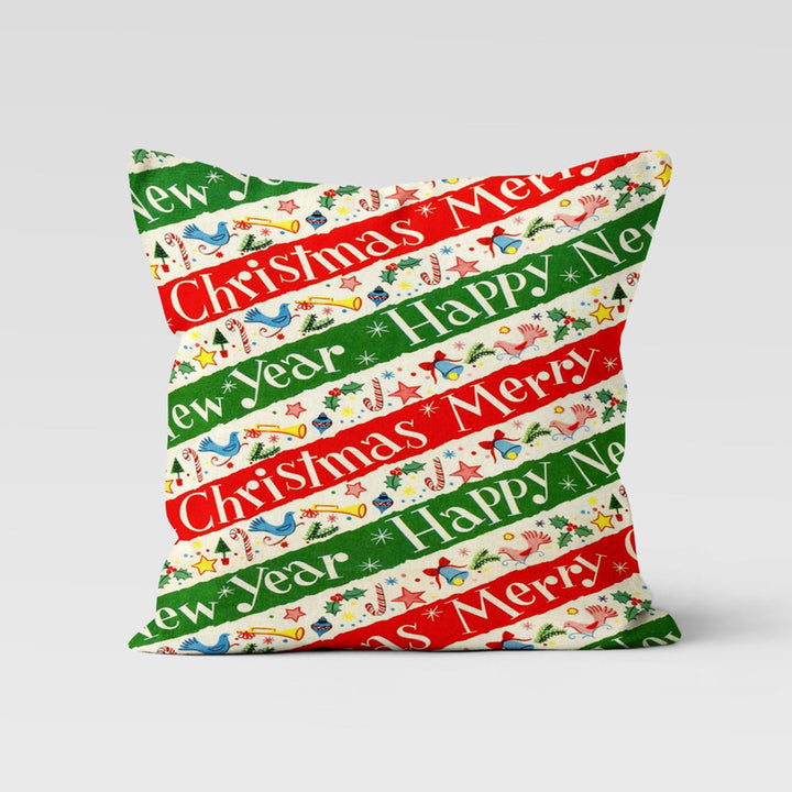 Christmas Pillow Cover|Ho Ho Cushion Case|Merry Xmas Decor|Winter Pillow Case|Xmas Throw Pillowtop|Cute Snowman Cushion Cover|New Year Gift