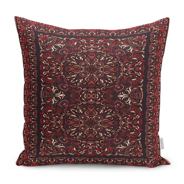 Vintage Style Pillow Cover|Kilim Pattern Cushion Case|Housewarming Worn Looking Pillow Case|Antique Home Decor|Farmhouse Outdoor Pillowtop