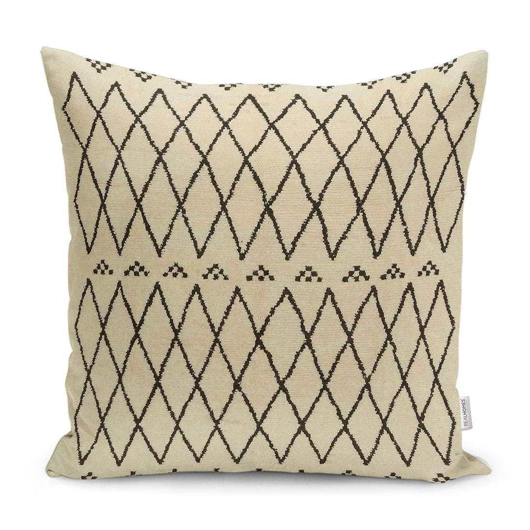 Geometric Pillow Case|Abstract Cushion|Decorative Housewarming Pillow|Farmhouse Pillowtop|Porch Throw Pillowcase|Boho Bedding Cushion Cover