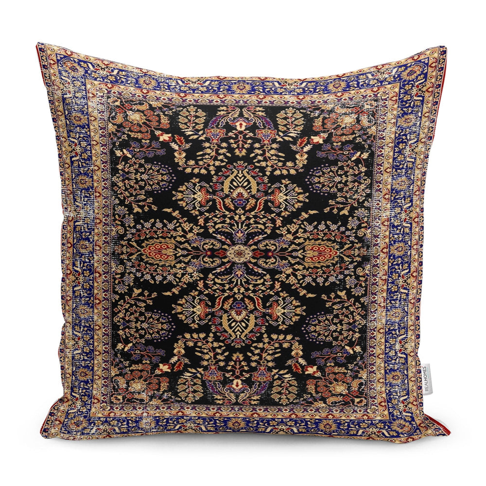 Oushak Pillow Case|Ethnic Pillow Cover|Turkish Kilim Cushion Case|Housewarming Antique Style Decor|Farmhouse Anatolian Throw Pillowtop