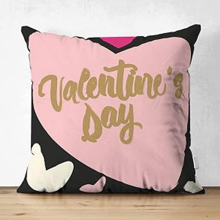 Set of 4 Valentine's Day Pillow Covers|XO XO Print Pillowcase|Pink Heart Cushion Case|Romantic Pillowtop|Love Throw Pillow Case|Gift for Her