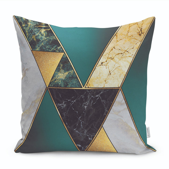 Marble Pillow Cover|Abstract Cushion|Housewarming Pillow|Farmhouse Geometric Pillowtop|Outdoor Throw Pillowcase|Boho Bedding Cushion Case