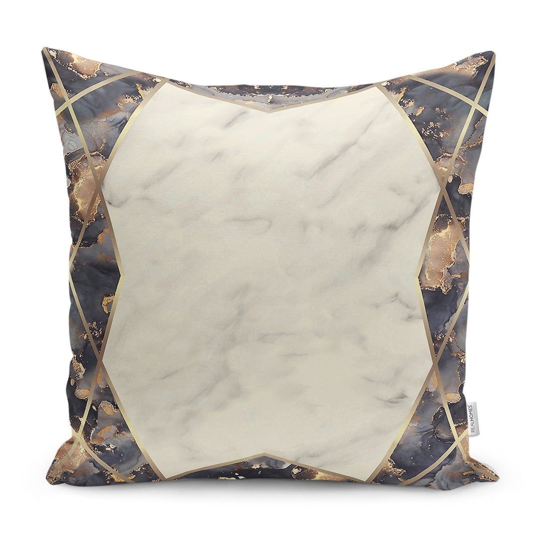 Marble Pillow Cover|Abstract Cushion|Housewarming Farmhouse Pillow|Decorative Pillowtop|Stylish Outdoor Throw Pillowcase|Boho Cushion Case