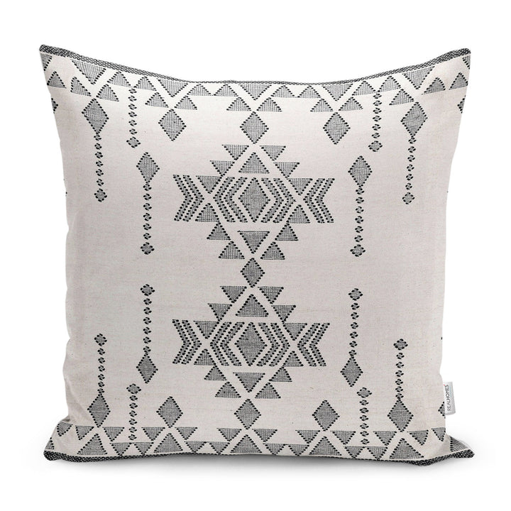 Ethnic Pillow Cover|Tribal Cushion Case|Farmhouse Pillowtop|Decorative Housewarming Pillow|Outdoor Throw Pillowcase|Boho Bedding Cushion