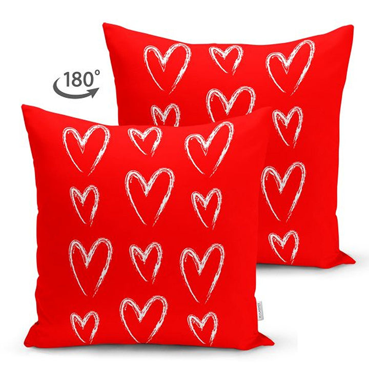 Heart Cushion Case|Love Pillow Cover|Romantic Pillowcase|Valentine's Day Gift|Love Arrow Cushion|Best Gift for Her|Valentine Pillowtop