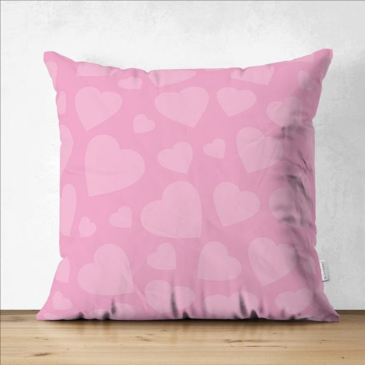 Heart Pillow Cover|Romantic Pillowcase|Heart Cushion Case|Valentine's Day Gift|Love Cushion Cover|Best Gift for Her|Valentine Pillowtop