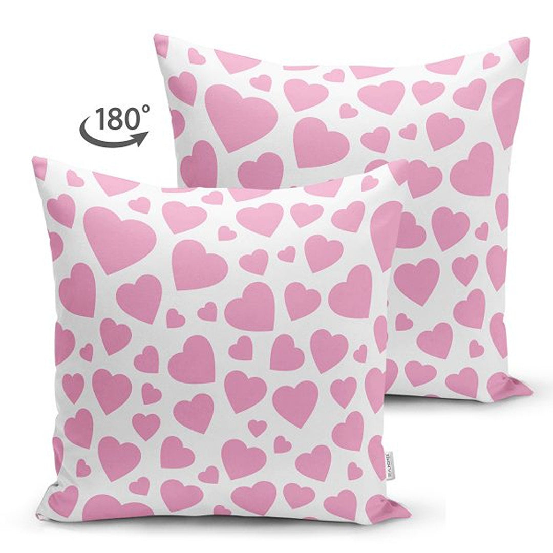 Heart Pillow Cover|Romantic Pillowcase|Heart Cushion Case|Valentine's Day Gift|Love Cushion Cover|Best Gift for Her|Valentine Pillowtop