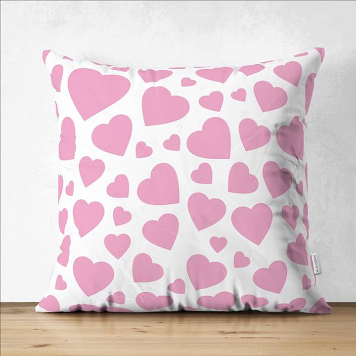 Heart Pillow Cover|Romantic Pillowcase|Heart Cushion Case|Valentine's Day Gift|Love Cushion Cover|Best Gift for Her|Valentine Pillowtop