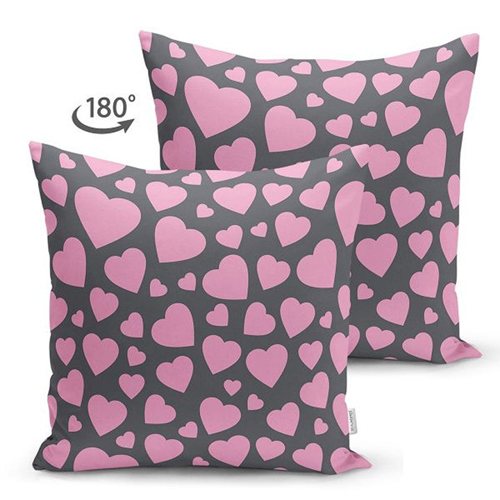 Heart Pillow Cover|Romantic Pillowcase|Heart Cushion Case|Valentine's Day Gift|Love Cushion Cover|Best Gift for Her|Valentine Pillowtop