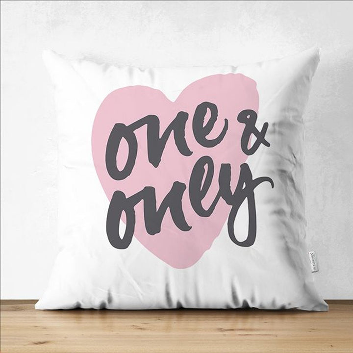 Love Pillow Cover|For You Pillowcase|One and Only Cushion Case|XO Print Pillowtop|Valentine's Day Gift|Love Cushion Case|Gift for Sweetheart