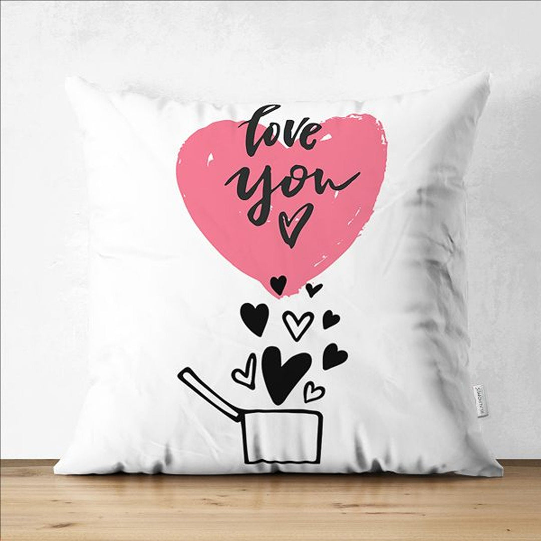 Love Pillow Cover|Be Mine Pillowcase|Heart Cushion Case|Valentine's Day Gift|Love Arrow Cushion Cover|Best Gift for Her|Valentine Pillowtop