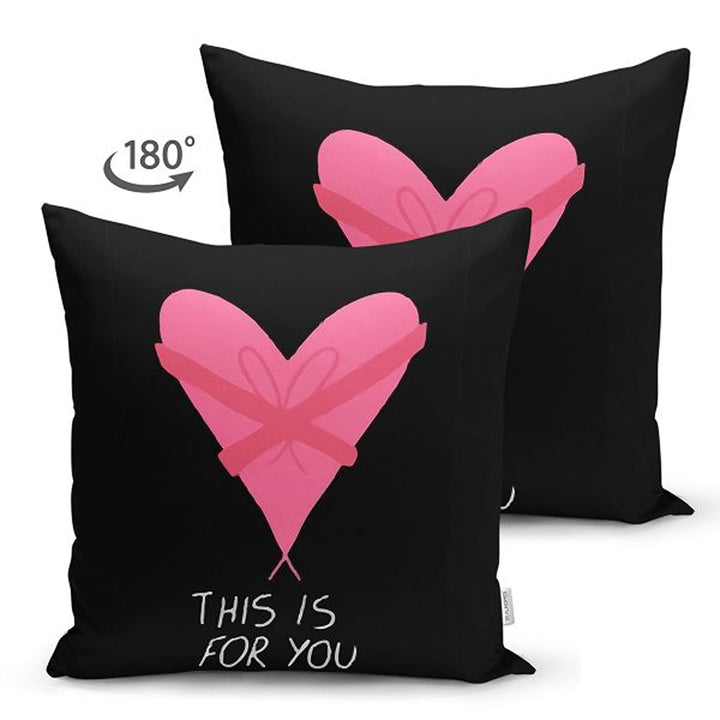 Love Pillow Cover|This is for You|Valentine Pillowtop|Romantic Pillowcase|Heart Cushion Case|Happy Valentine's Day Gift|Love Cushion Cover