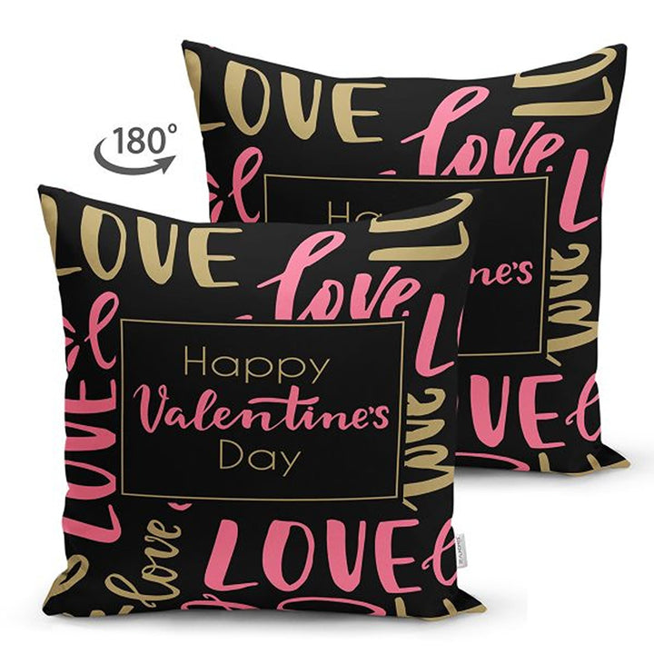 Love Pillow Cover|Happy Valentine's Day|Miss You Cushion Cover|Romantic Pillowcase|Heart Cushion Case|Valentine Pillowtop|Love Home Decor