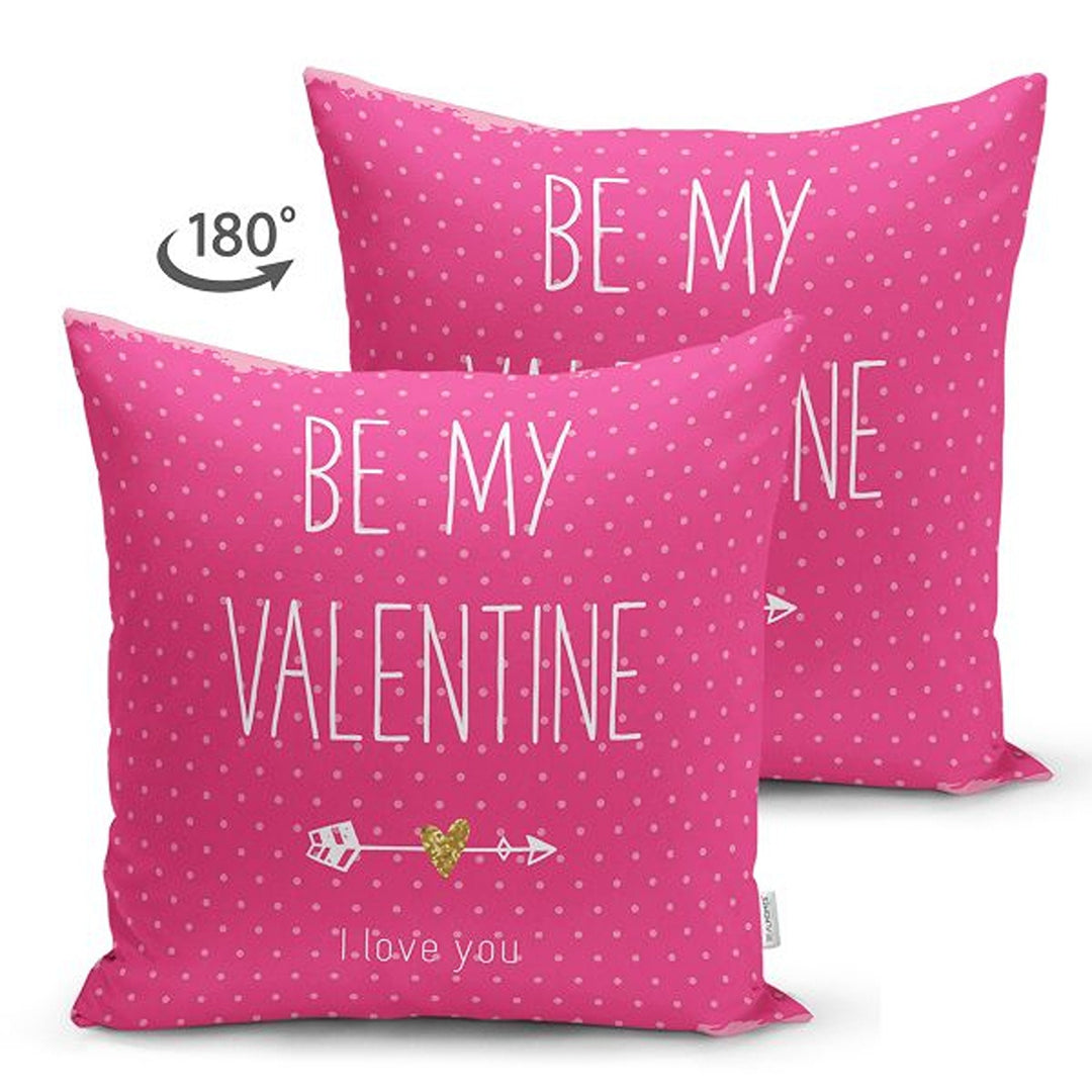 Love Pillow Cover|Romantic Pillowcase|Happy Valentine's Day Pillow|I Love You Cushion Cover|Love What You Do|Be My Valentine Cushion Case