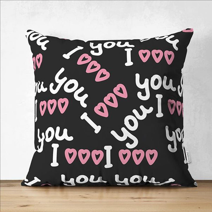 Love Pillow Cover|I Love You Pillow|February 14 Cushion Case|Valentine Day Decor|Gift Cushion Cover|Best Gift for Her|Valentine Pillowtop