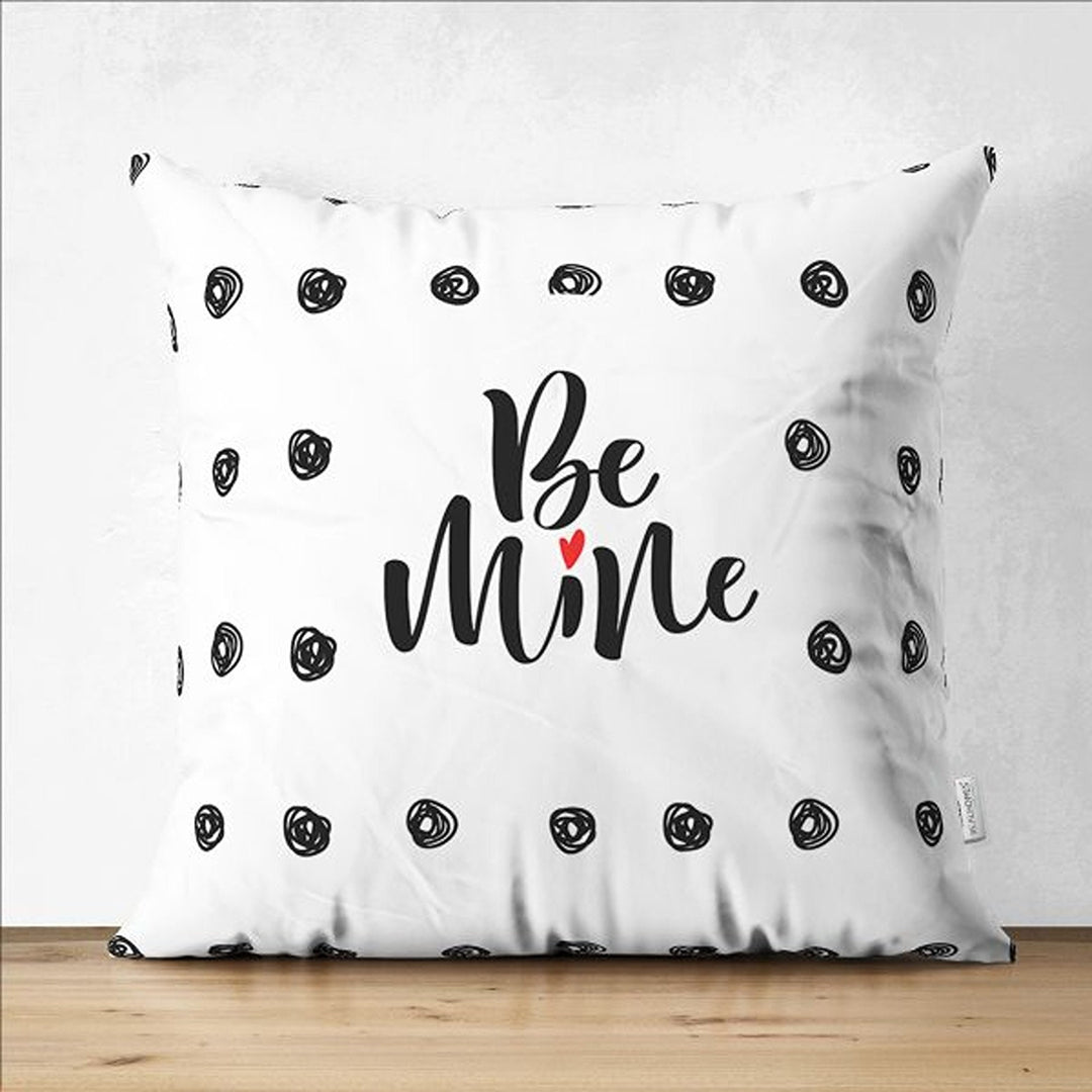 Love Pillow Cover|Be Mine Pillowcase|Heart Cushion Case|Valentine's Day Gift|Love Cushion Cover|Best Gift for Wife|Valentine Pillowtop