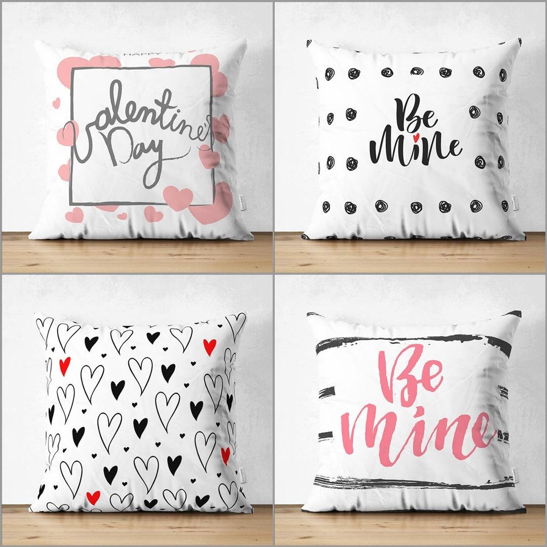 Love Pillow Cover|Be Mine Pillowcase|Heart Cushion Case|Valentine's Day Gift|Love Cushion Cover|Best Gift for Wife|Valentine Pillowtop