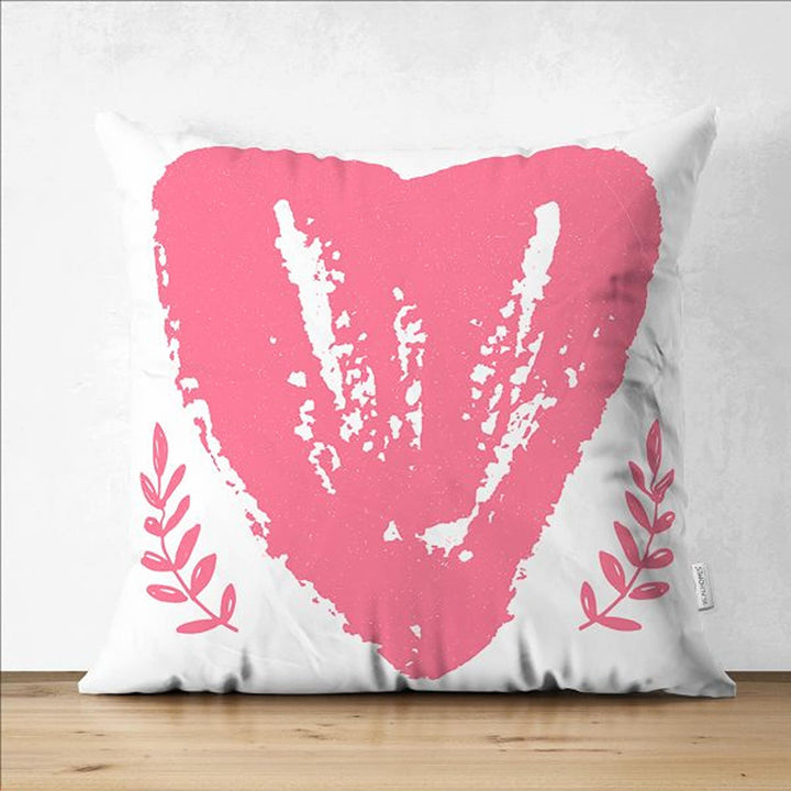 Valentine Pillow Top|Fall in Love Pillow|Romantic Pillowcase|Heart Cushion Case|Valentine's Day Gift|Love Cushion Cover|You Make Me Happy