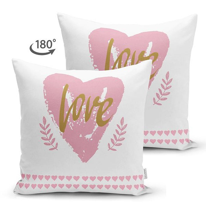 Love Pillow Cover|Happy Valentine's Day Pillowcase|Love Print Cushion Case|Valentine's Day Gift|Best Gift for Her|Valentine Pillow Top