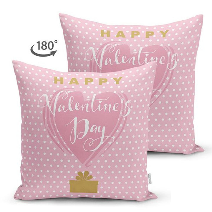 Love Pillow Cover|Happy Valentine's Day Pillowcase|Love Print Cushion Case|Valentine's Day Gift|Best Gift for Her|Valentine Pillow Top