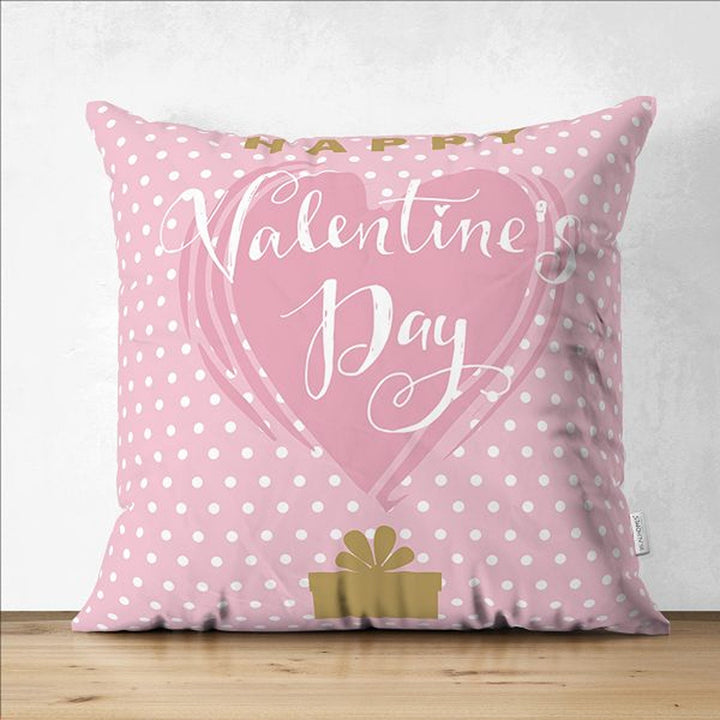 Love Pillow Cover|Happy Valentine's Day Pillowcase|Love Print Cushion Case|Valentine's Day Gift|Best Gift for Her|Valentine Pillow Top