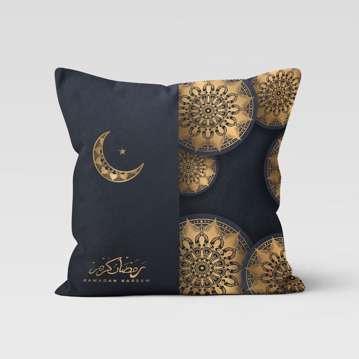 Ramadan Pillow Case|Islamic Cushion Case|Ramadan Kareem Decor|Eid Mubarak Cushion|Authentic Pillowtop|Gift for Muslims|Crescent Pillowcase