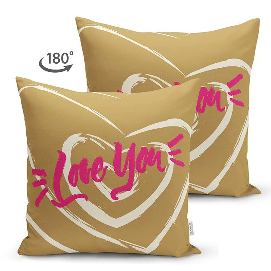 Love Pillow Cover|Romantic Pillowcase|Heart Cushion Case|Valentine's Day Gift|Love Cushion Cover|Best Gift for Her|Valentine Pillowtop